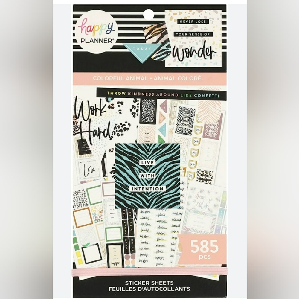 Happy Planner Colorful Animal Live with Intention